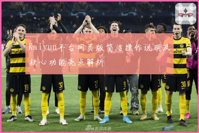 Kaiyun平台网页版简洁操作说明及核心功能亮点解析